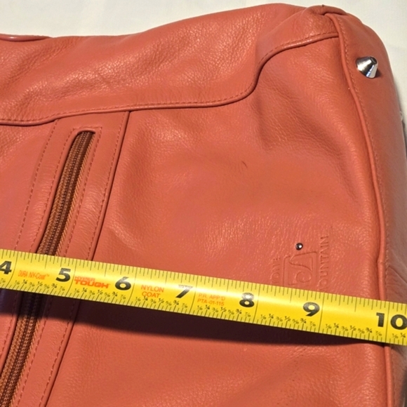 Stone Mountain Accessories Shoulder Bag Item# A90475 Medium Size Orangish-Tan - Picture 11 of 15